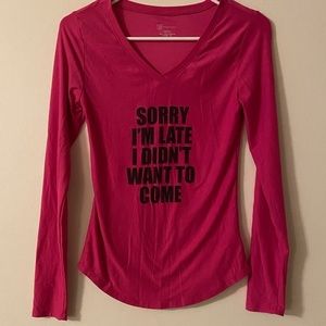 Pink long sleeve